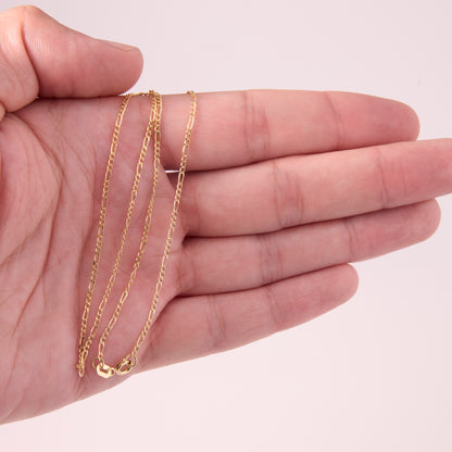 Dainty Diamond Cut Gold Rope Chain Necklace
