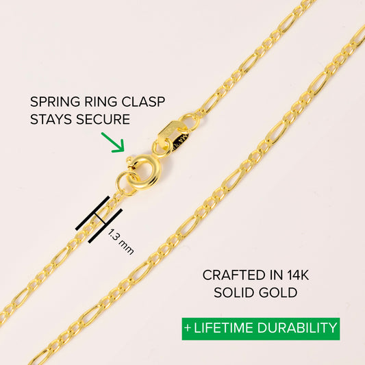 Dainty Diamond Cut Gold Rope Chain Necklace