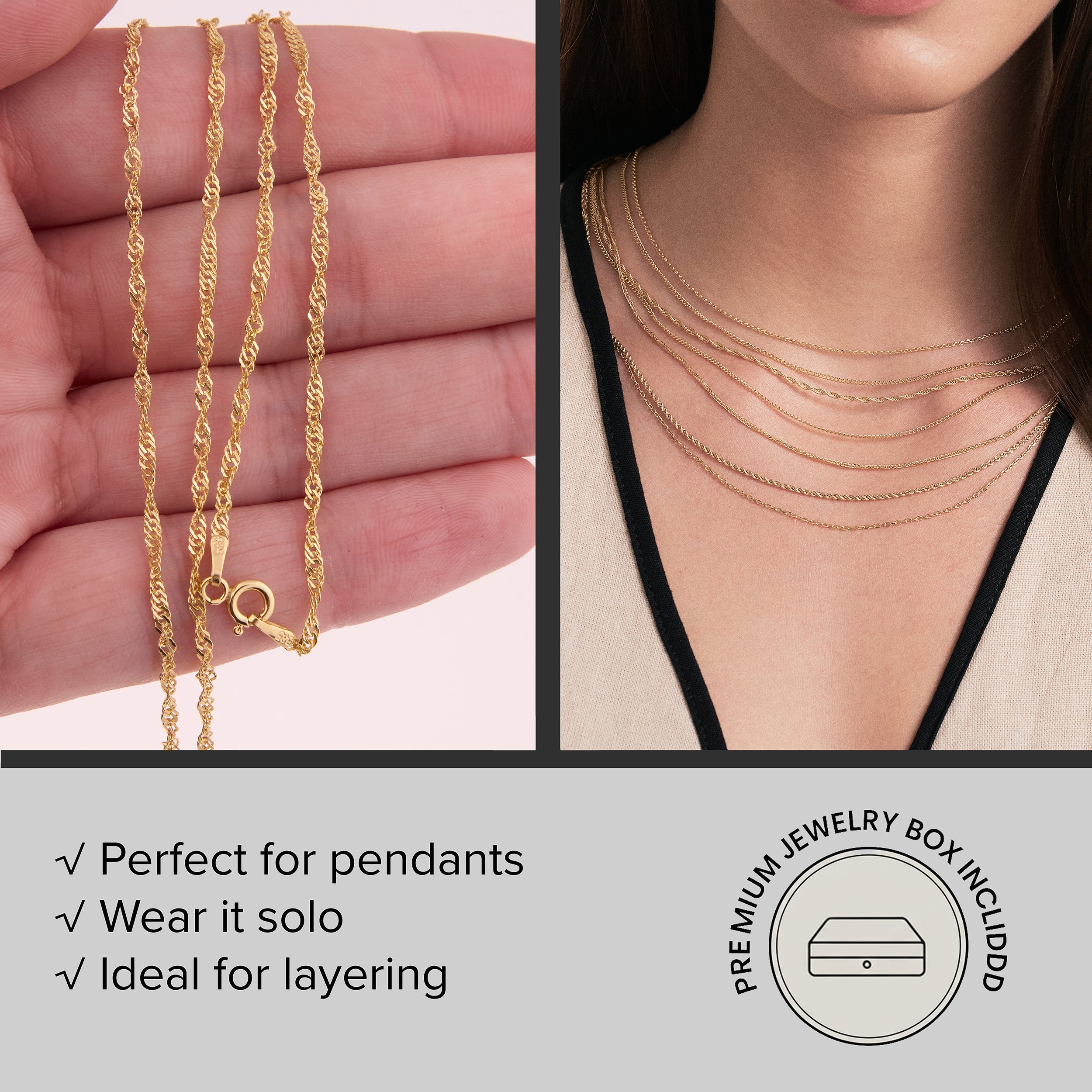 Wheat Chain Necklace
