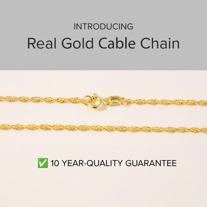 Thin Figaro Link Chain Necklace