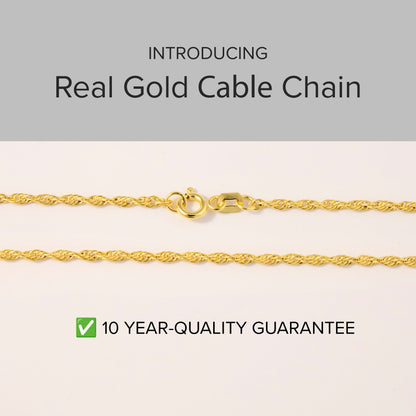 Thin Figaro Link Chain Necklace