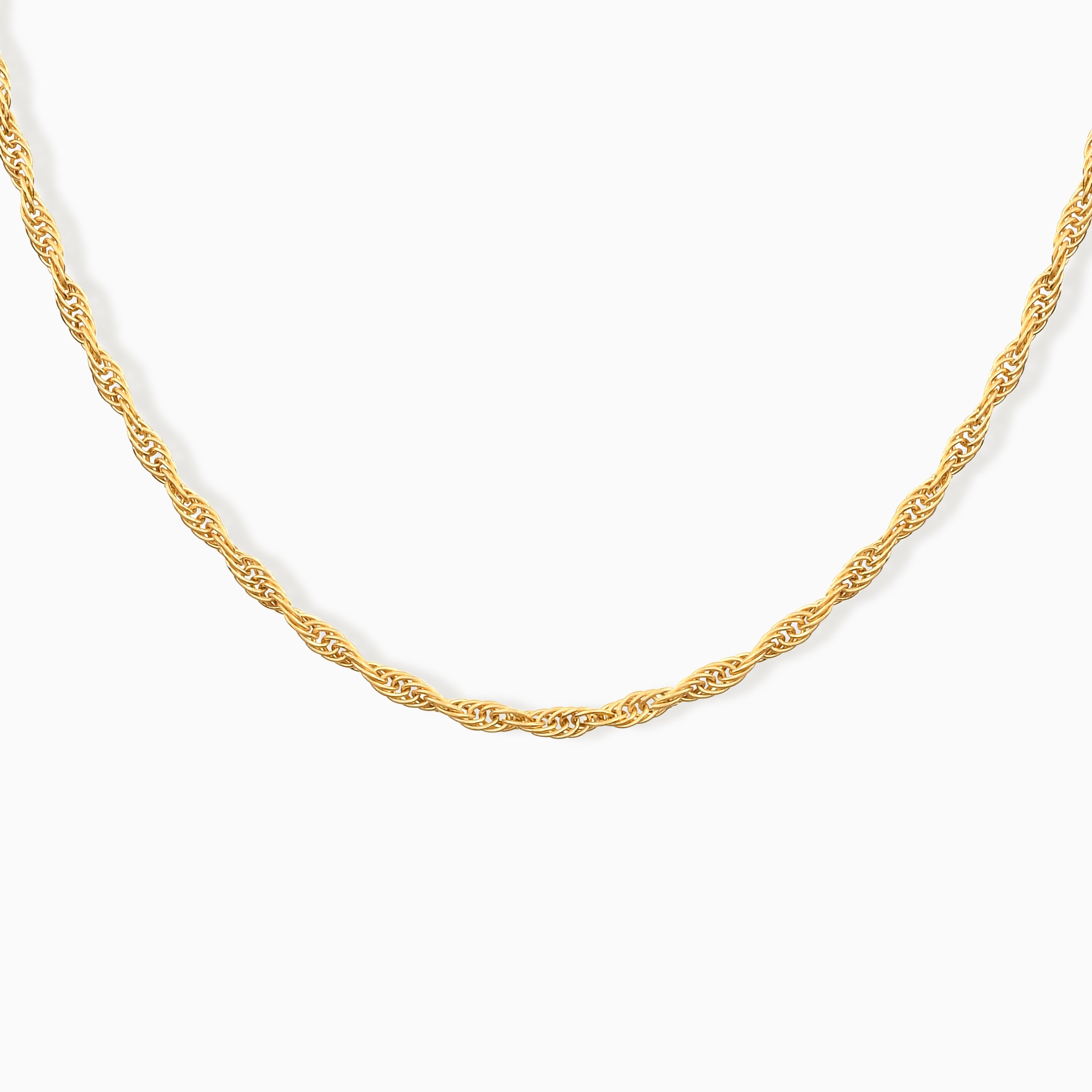 Thin Figaro Link Chain Necklace