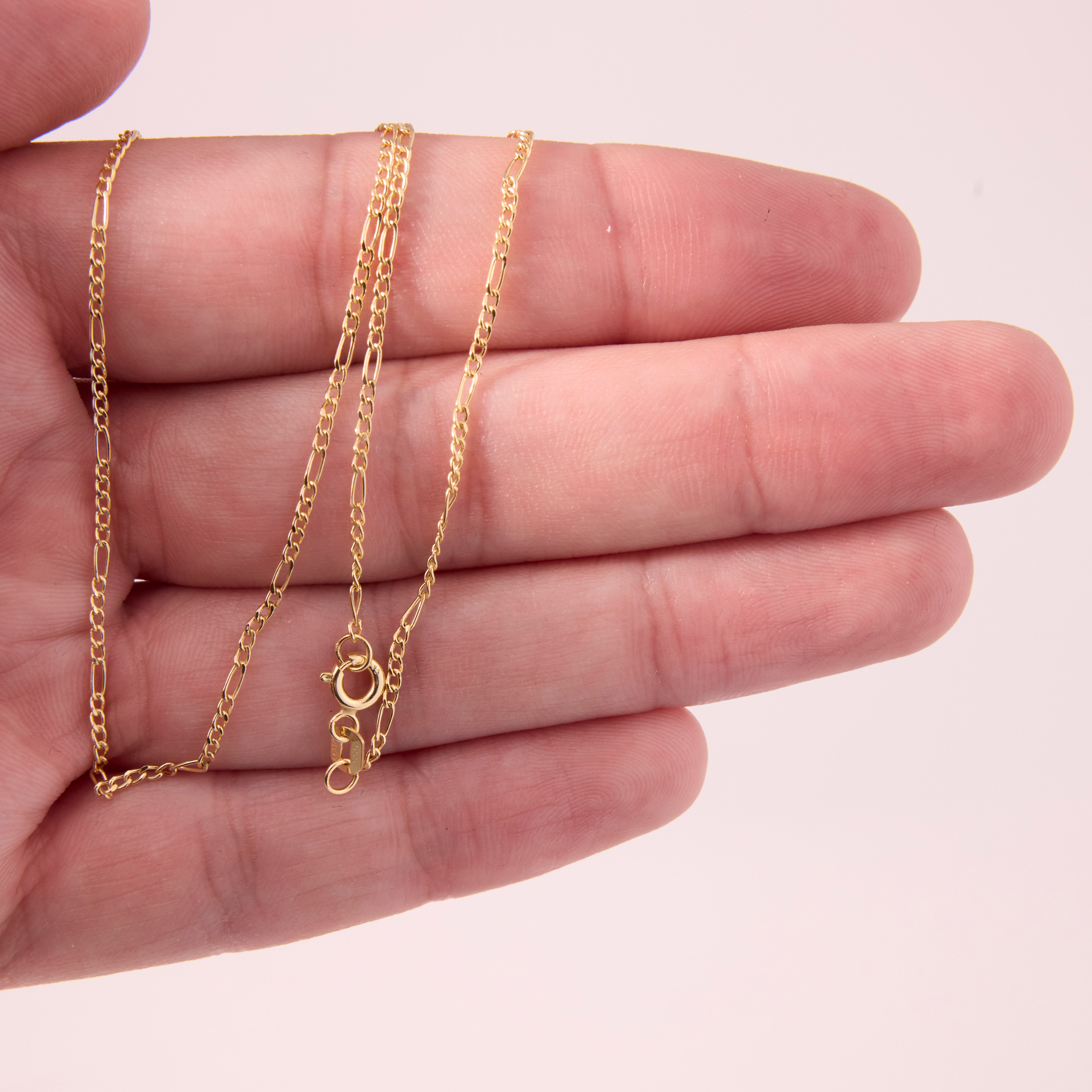 Dainty Rolo Link Chain Necklace
