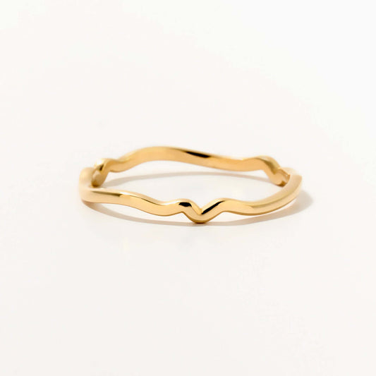 Wave Band Ring