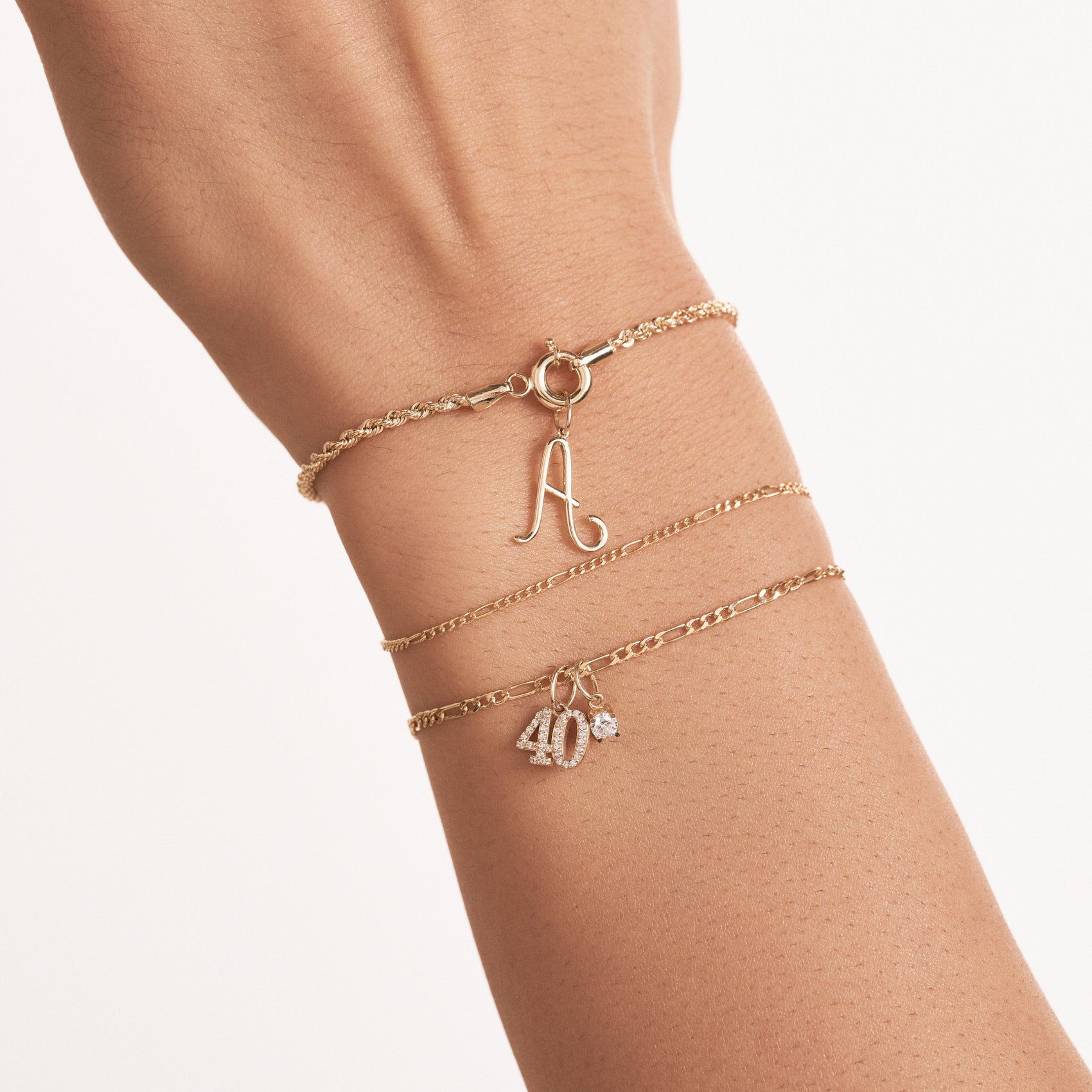 Dainty Script Letter Pendant