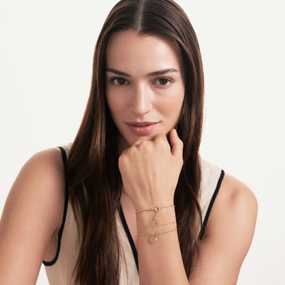 Dainty Script Letter Pendant