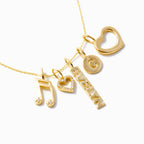 Diamond Heart Charm