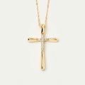 Diamond Bold Cross Necklace