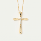 Diamond Bold Cross Necklace