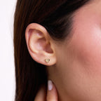 Tiny Heart Stud Earrings