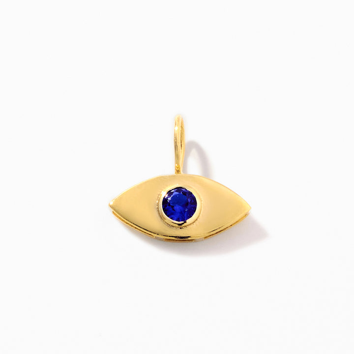 Sapphire Evil Eye Charm