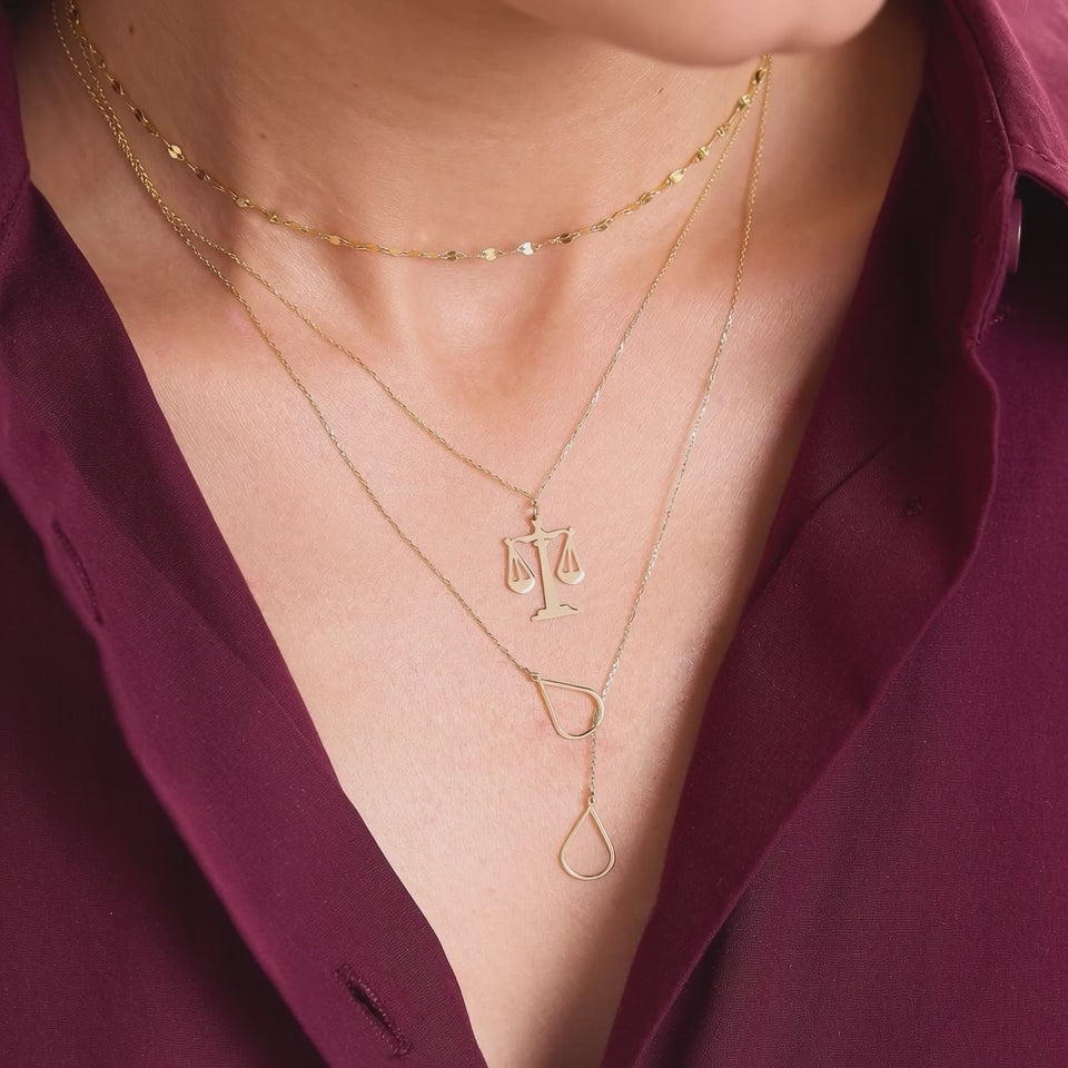 Water Drop Y-Necklace