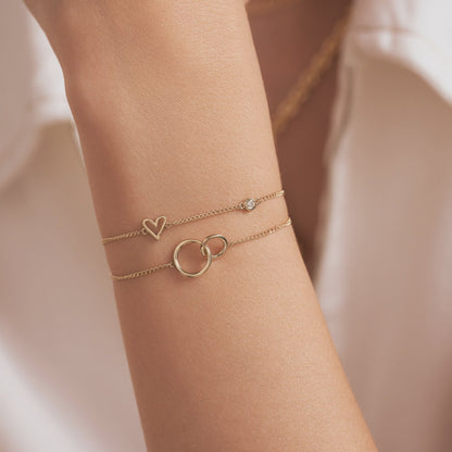 Interlinked Circles Bracelet