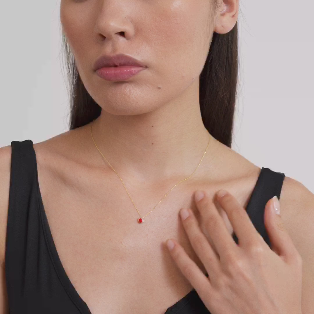 Red Heart Necklace