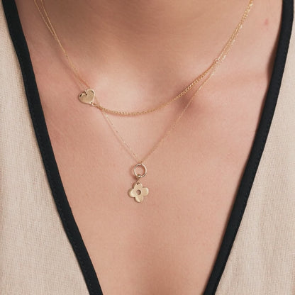 Dainty Sideway Heart Necklace
