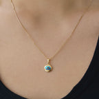 Evil Eye Round Pendant