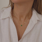 Personalized Dual Birthstone Necklace