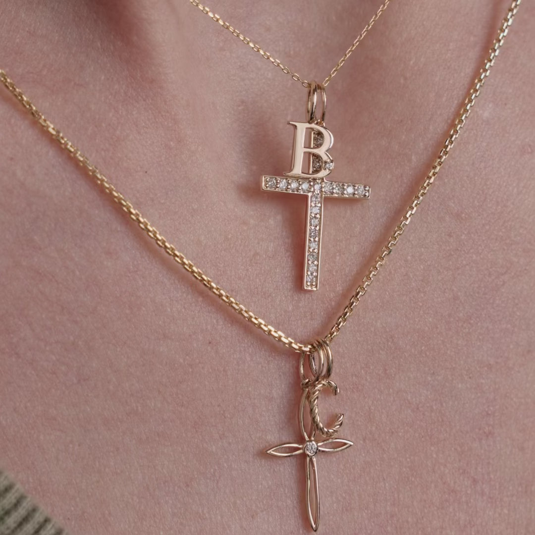 Diamond Initial Charm