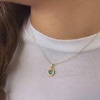 Evil Eye Medallion Pendant