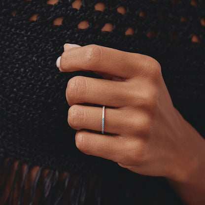 Rainbow Eternity Ring