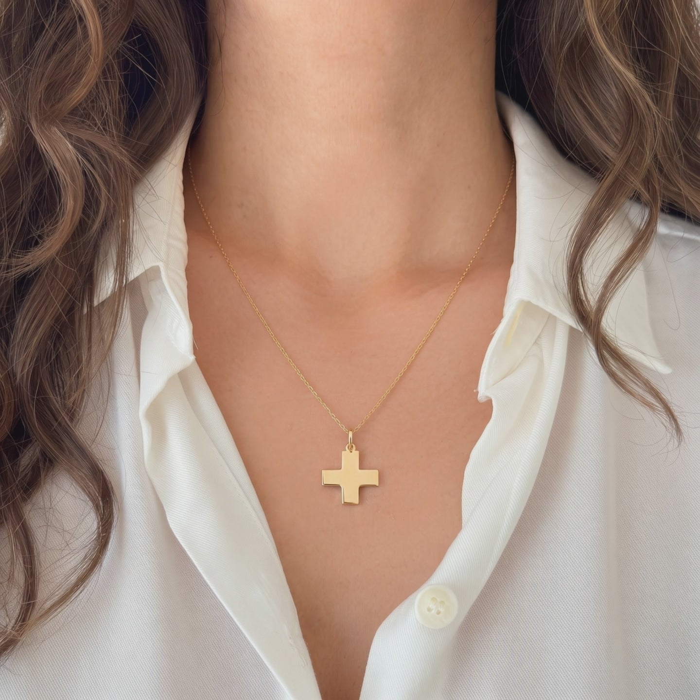 Greek Cross Charm