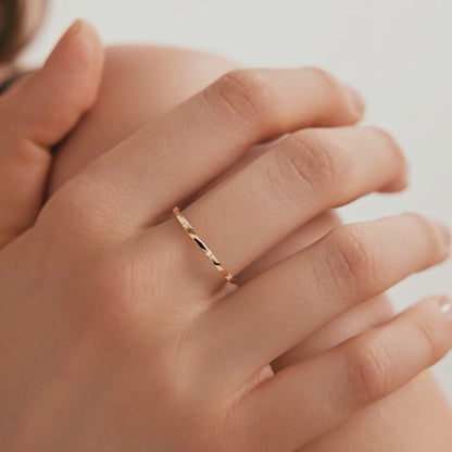 Diamond Stacking Ring