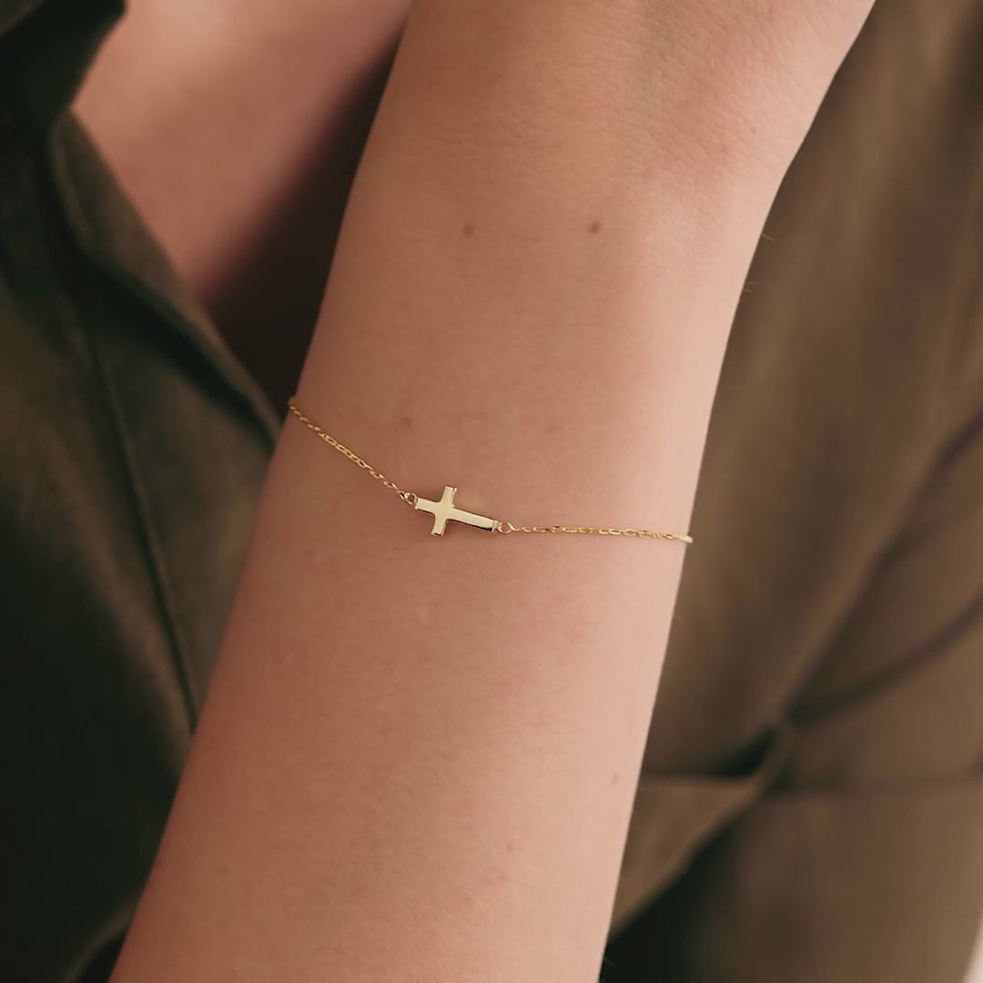 Cross Charm Bracelet