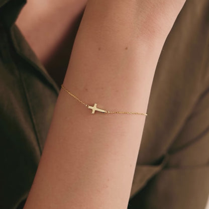 Cross Charm Bracelet