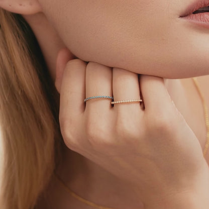 Birthstone Full Eternity Stacking Ring