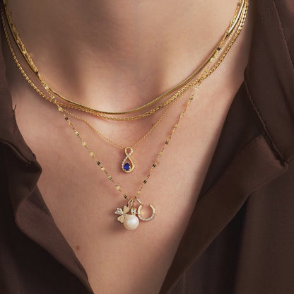 Diamond Horseshoe Charm