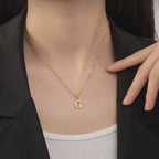 Personalized Initial Letter Charm Pendant