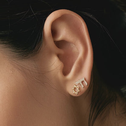 Diamond Chai Earrings