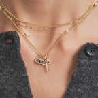 Diamond Cross Charm