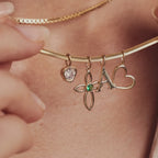 Bezel Set Birthstone Charm