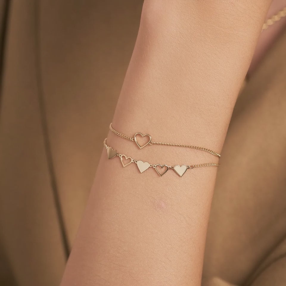Open Heart Bracelet