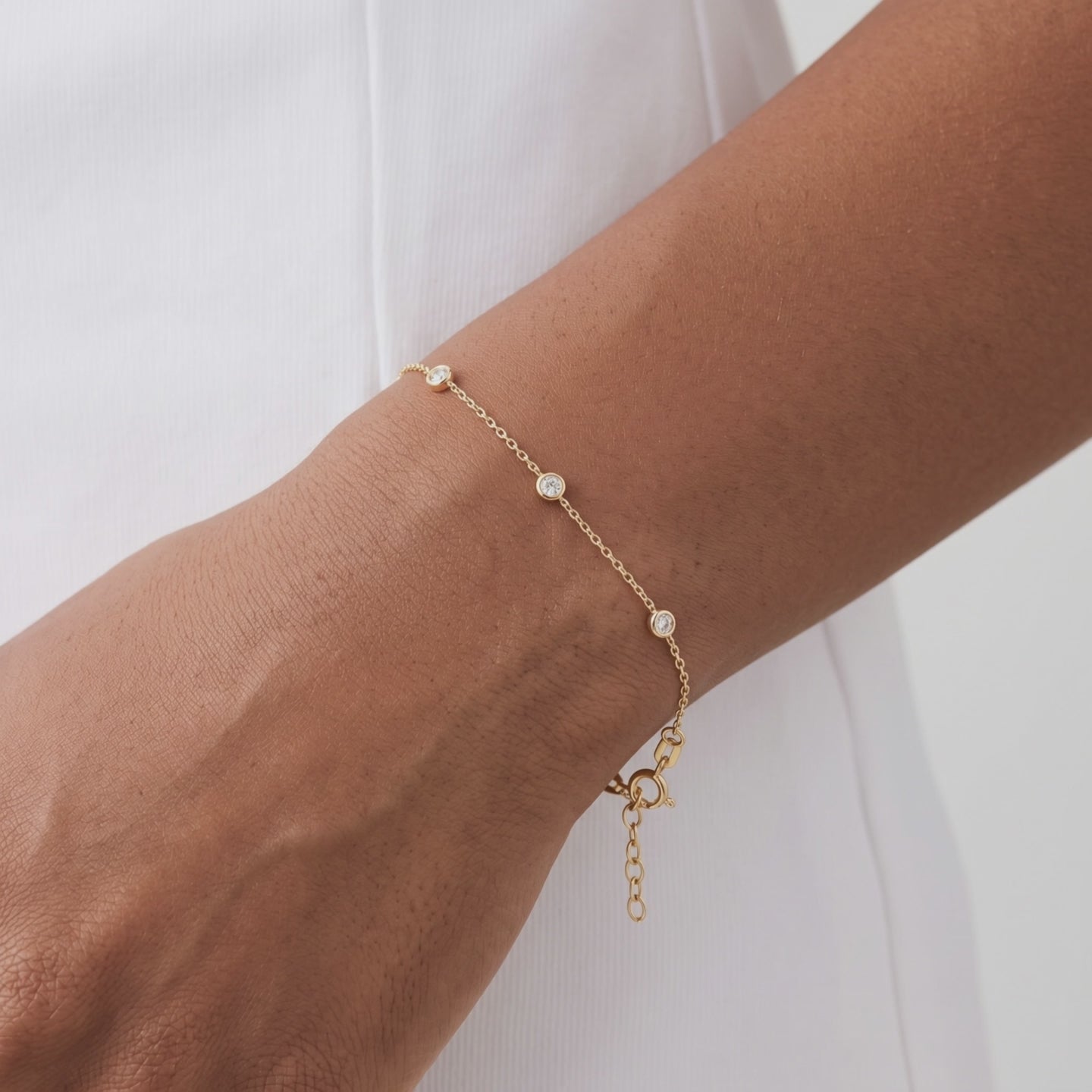 Diamond Station Bracelet