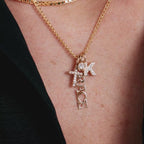 Diamond Letter Charm
