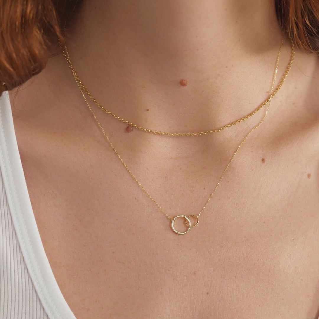 Interlocking Circle Necklace