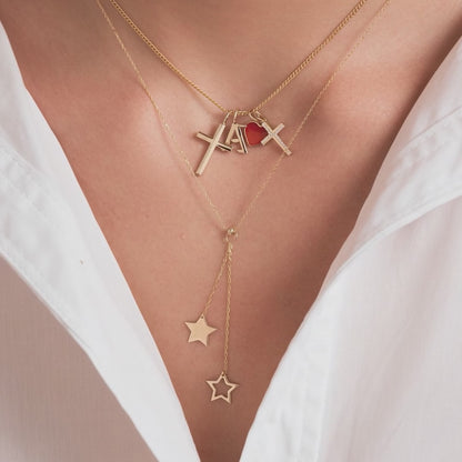 Diamond Pave Cross Charm