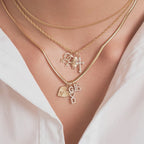 Dainty Diamond Number Charm