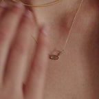 Intertwined Linked Paperclip Necklace