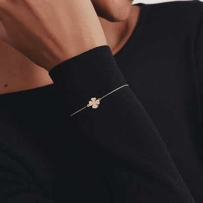 Four-Leaf Clover Bracelet