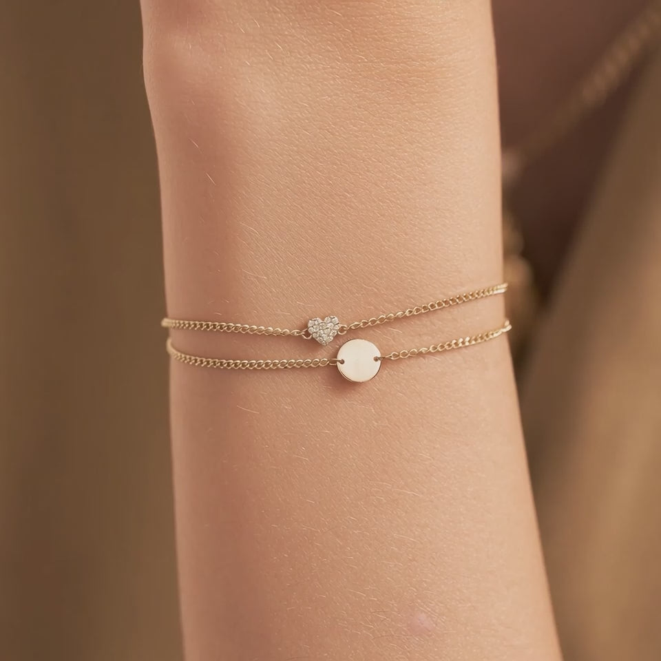 Mini Disc Bracelet