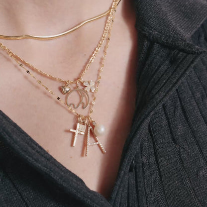 Diamond Letter Charm