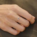Diamond Evil Eye Ring