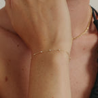 Bezel Diamond Station Bracelet