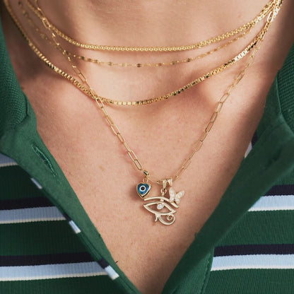 Heart Evil Eye Charm