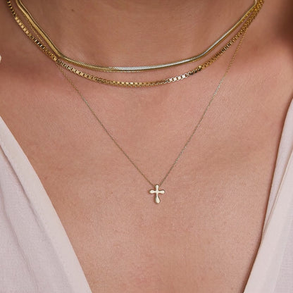 Mini Cross Necklace