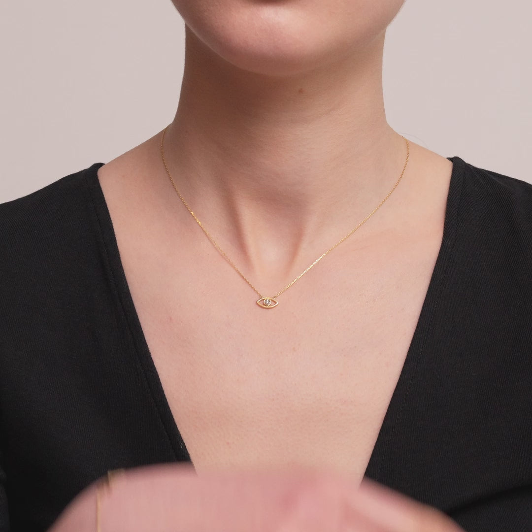 Diamond Eye Necklace