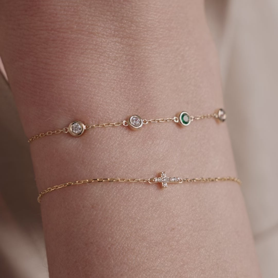 Birthstone By the Yard Bracelet